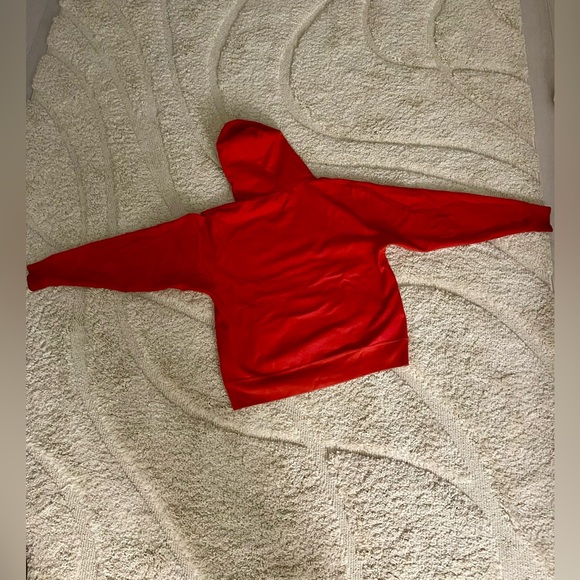 A Bathing Ape Bape Red Sweatshirt Hoodie - Picture 8 of 8